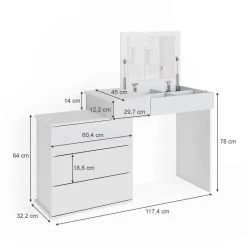Coiffeuse Lotos Blanc 15 Coiffeuse Lotos Blanc -Mobilier Soldes 00c66f4f88c346a6921d69bf67b2d02c
