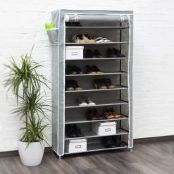 Meuble à Chaussures VALENTIN Tissu Beige -Mobilier Soldes 04b798de9ce04c3795a780ffebcfa885 2