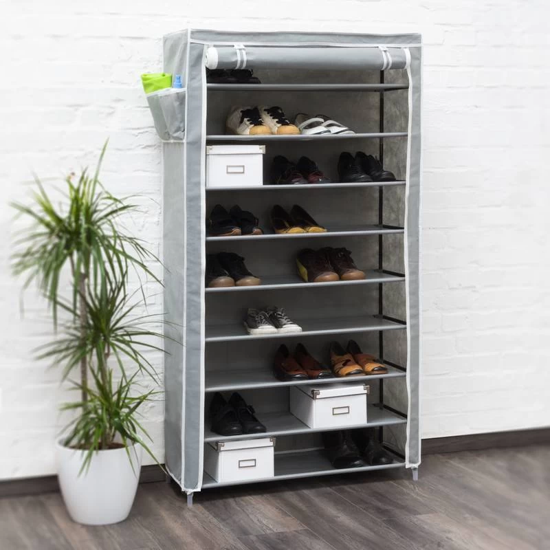 2x Meubles à Chaussures Anthracite 4 2x Meubles à Chaussures Anthracite – Image 2