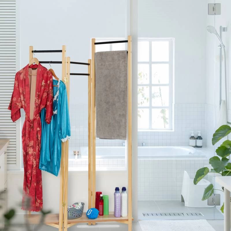 Portant à Vêtements Style Paravent 6 Portant à Vêtements Style Paravent – Image 4