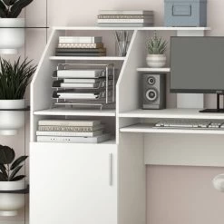 Bureau Ordinateur Edwin Blanc -Mobilier Soldes 0f24e9639eb748599a7a2c8aae5d607e