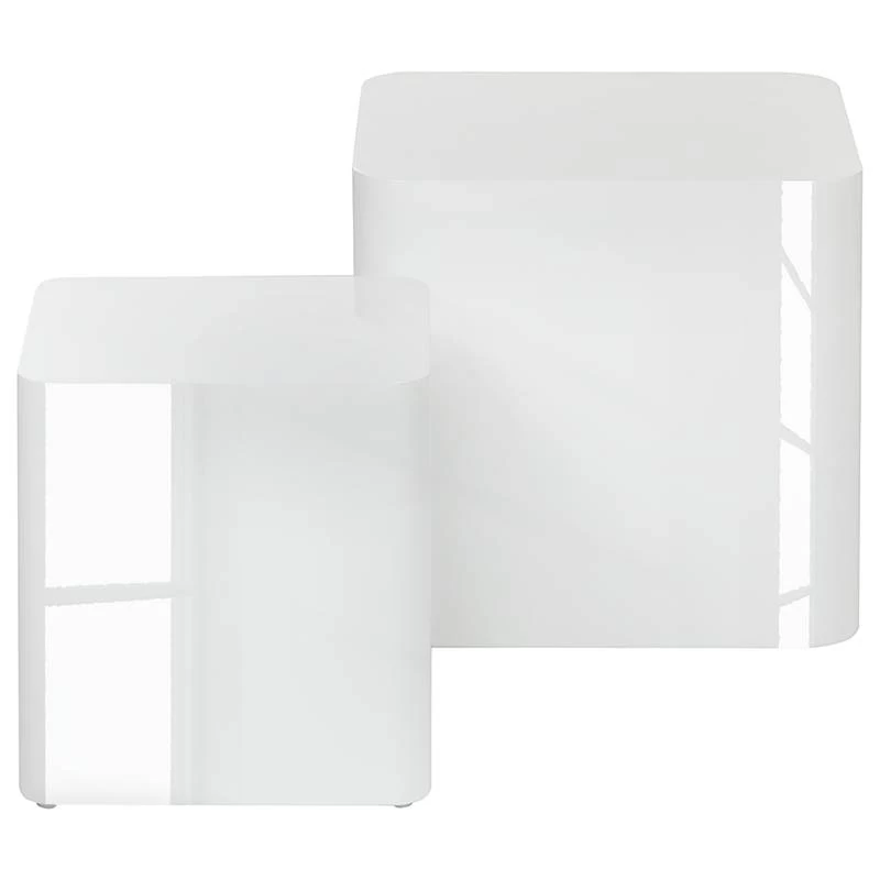 Tables D’appoint Square (lot De 2) 7 Tables D’appoint Square (lot De 2) – Image 5