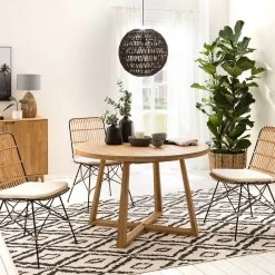 Table En Bois Massif VOKSA 21 Table En Bois Massif VOKSA -Mobilier Soldes 1000183881 200323 06064900037 MOOD DETAILS P000000001000183881 mood