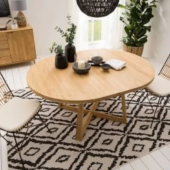 Table En Bois Massif VOKSA 23 Table En Bois Massif VOKSA -Mobilier Soldes 1000183881 200323 06065000040 MOOD DETAILS P000000001000183881 mood