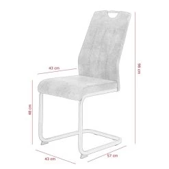 Chaise Cantilever Cotulla -Mobilier Soldes 1000209402 200402 15483500013 SKETCH DETAILS P000000001000209402 sketch