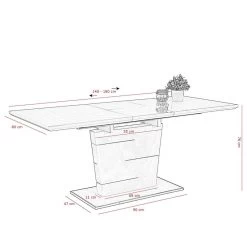 Table Splott -Mobilier Soldes 1000209420 200402 15494200101 SKETCH DETAILS P000000001000209420 sketch