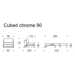 Fauteuil Convertible Cubed 30 Fauteuil Convertible Cubed -Mobilier Soldes 1000244293 210319 10172200027 SKETCH DETAILS P000000001000244293 sketch