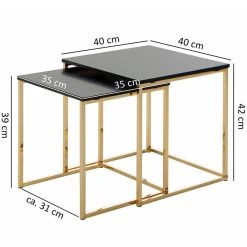 Tables Gigognes Menville (lot De 2) 13 Tables Gigognes Menville (lot De 2) -Mobilier Soldes 1000244883 210202 14595400230 SKETCH DETAILS P000000001000244883 sketch