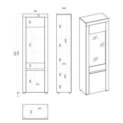 Vitrine Stonda -Mobilier Soldes 1000314587 211209 12531900667 SKETCH DETAILS P000000001000314587 sketch