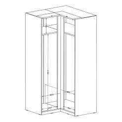 Armoire D’angle Optima -Mobilier Soldes 1000337682 220309 501 SKETCH DETAILS P000000001000337682 sketch