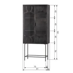 Vitrine Rustique -Mobilier Soldes 1000342085 220401 500 SKETCH DETAILS P000000001000342085 sketch