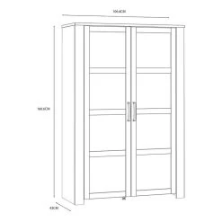 Vitrine Vassia 106 Cm -Mobilier Soldes 1000344686 220414 500 SKETCH DETAILS P000000001000344686 sketch