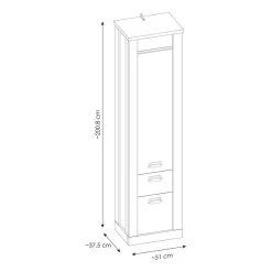 Armoire D’entrée Shutter II -Mobilier Soldes 1000348688 220505 500 SKETCH DETAILS P000000001000348688 sketch