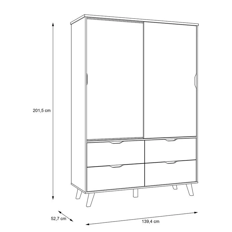 Armoire à Portes Coulissantes Weser 12 Armoire à Portes Coulissantes Weser – Image 10
