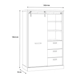 Armoire Tallberg I 18 Armoire Tallberg I -Mobilier Soldes 1000367120 221004 500 SKETCH DETAILS P000000001000367120 sketch