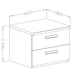 Table De Chevet Kalbarri -Mobilier Soldes 1000367260 221005 501 SKETCH DETAILS P000000001000367260 sketch