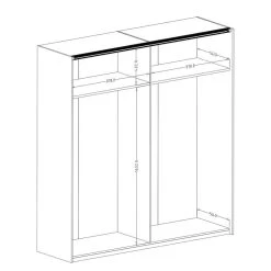 Armoire à Portes Coulissantes Kalbarri 31 Armoire à Portes Coulissantes Kalbarri -Mobilier Soldes 1000367268 221005 501 SKETCH DETAILS P000000001000367268 sketch