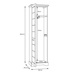 Armoire D’entrée New Dessa -Mobilier Soldes 1000372769 230124 501 SKETCH DETAILS P000000001000372769 sketch