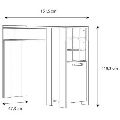 Table De Bar Ravenswood -Mobilier Soldes 1000372773 230124 500 SKETCH DETAILS P000000001000372773 sketch