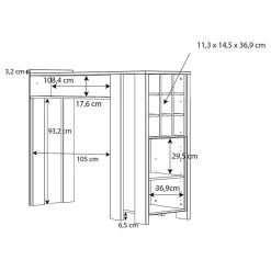 Table De Bar Ravenswood -Mobilier Soldes 1000372773 230124 501 SKETCH DETAILS P000000001000372773 sketch