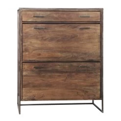 Meuble à Chaussures Bois Massif Tucson -Mobilier Soldes 1000376085 230802 040 DETAILS P000000001000376085