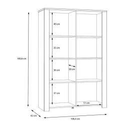Vitrine Vassia 106 Cm -Mobilier Soldes 1000399713 230801 500 SKETCH DETAILS P000000001000399713 sketch