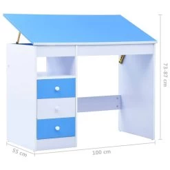 VIDAXL Bureau Pour Enfants -Mobilier Soldes 118b3eea1dc04eff9025782ed8bfc5cf