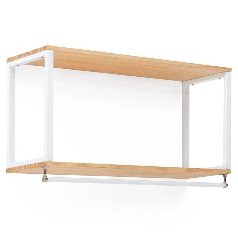 Étagère Portemanteau 30x120x55cm BL-NA 3 Étagère Portemanteau 30x120x55cm BL-NA