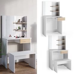 Coiffeuse Dekos Blanc Avec Banc 29 Coiffeuse Dekos Blanc Avec Banc -Mobilier Soldes 1a9f37ef3e174865999e49465cfaf3f0