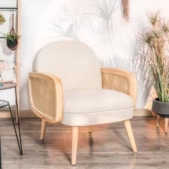 Fauteuil CALVI -Mobilier Soldes 1c5c1cc188c446e7b46e2394dab1e787