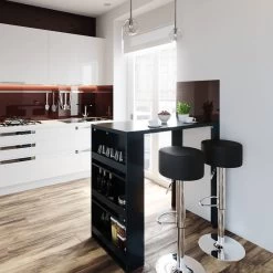 Table De Bar 117cm Anthracite -Mobilier Soldes 1d863ff6513947dca57ccb5cee9bfe11