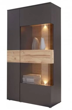 Armoire Vitrine 2portes Ouverture Droite