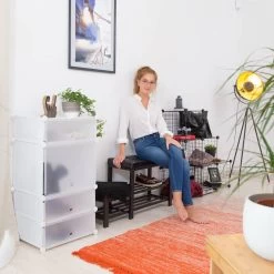 Meuble à Chaussures Avec 4 Casiers -Mobilier Soldes 2282da26e57d42b589022809faa721ef