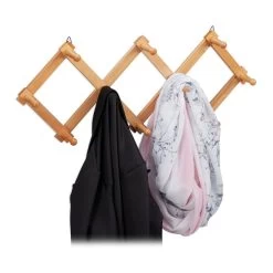 1x Garde Robe Mural En Bois Pliable