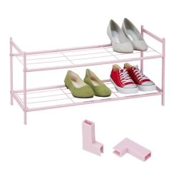 Étagère à Chaussures Rose