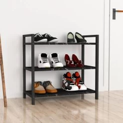 Étagère à Chaussures Sømna à 3 Niveaux -Mobilier Soldes 25e5db3e02b44b46ad6dcca373d261e6