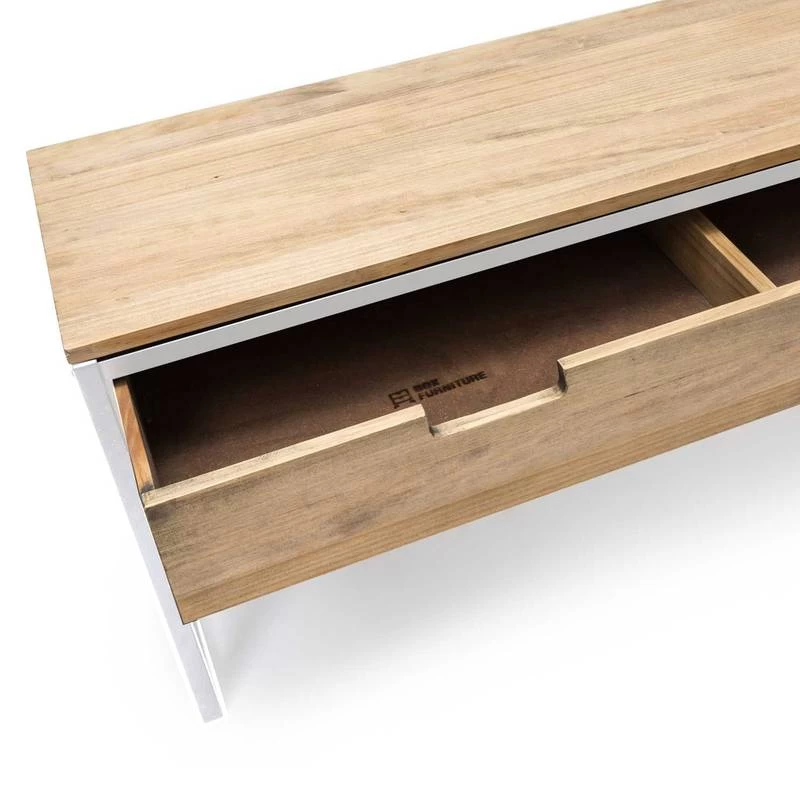 Console Avec Tiroir Icub 40x120cm Blanc 5 Console Avec Tiroir Icub 40x120cm Blanc – Image 3