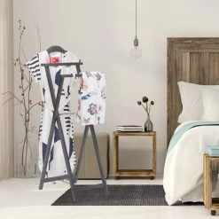 Valet De Chambre Blanc Pliable -Mobilier Soldes 2b595c5ede0e4d06b65ebe94df26705f