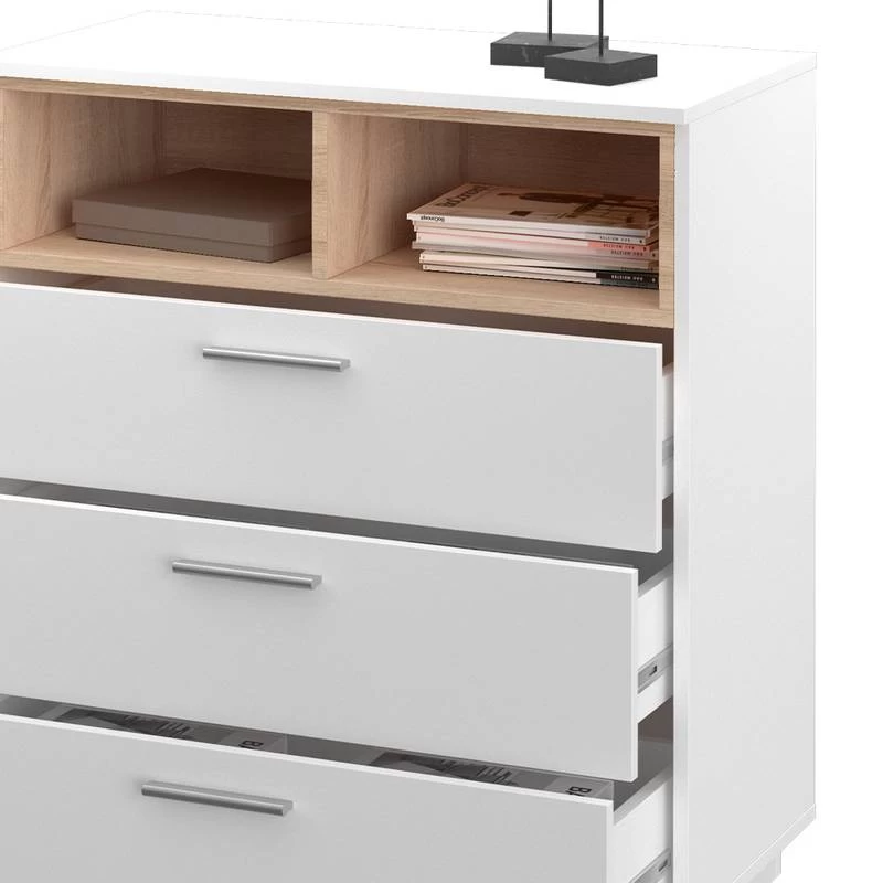 Commode Beatrice Blanc/sonoma 9 Commode Beatrice Blanc/sonoma – Image 7