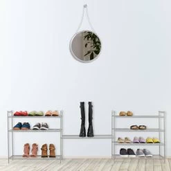 Étagère à Chaussures Empilable 4 Niveaux -Mobilier Soldes 2cf97ffae86f410bba1e84d628312d70