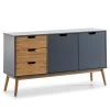 Buffet Java 3 Tiroir 2 Porte Anthracite -Mobilier Soldes 2d109d17fa6d447a83126af7a3ea9dda