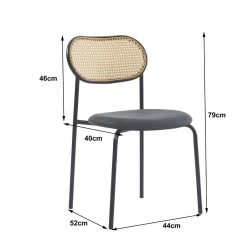 Lot De 2 Chaises OREBRO -Mobilier Soldes 2d6aa9b2c76a446d9d120cce5c94bc8b