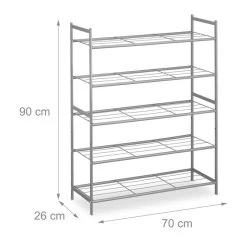 Étagère à Chaussures Empilable 5 Niveaux -Mobilier Soldes 2fa9079cc90a4016819bcb6e7cb07e7c