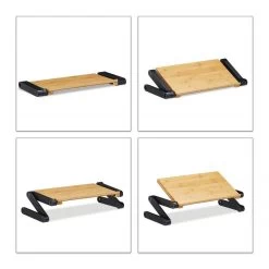 Support à Ordinateur Portable Bambou Alu -Mobilier Soldes 34113e92266e44f1adeb511df5210fc2