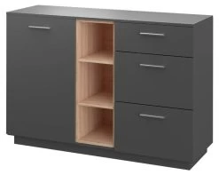 Commode Beatrice Anthracite/sonoma