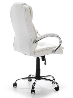 Fauteuil De Bureau Nixon Blanc -Mobilier Soldes 3730bd2c54564d2fbb7be5adb056324d