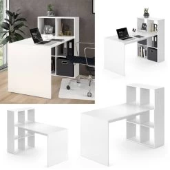 Bureau Emir Blanc -Mobilier Soldes 38ebbe066dc34a9ab23cd97adbcbe2dd