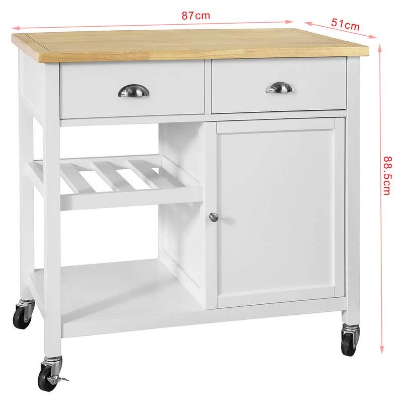 Desserte De Cuisine à Roulettes FKW62-WN 11 Desserte De Cuisine à Roulettes FKW62-WN – Image 9