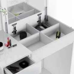 Coiffeuse Lotos Blanc 14 Coiffeuse Lotos Blanc -Mobilier Soldes 41fb02ec56014b1fb03e31bf466b1bb6