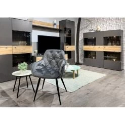 Armoire Vitrine 2portes Ouverture Droite -Mobilier Soldes 442f0a9d0c984797a30e873000114b5b